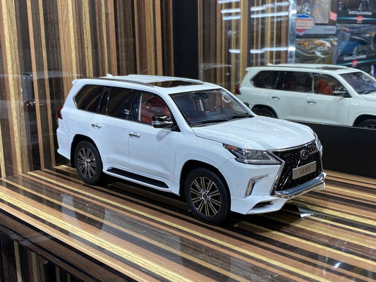 1/18 Diecast Lexus LX570 White by LCD|Sold in Dturman.com Dubai UAE.