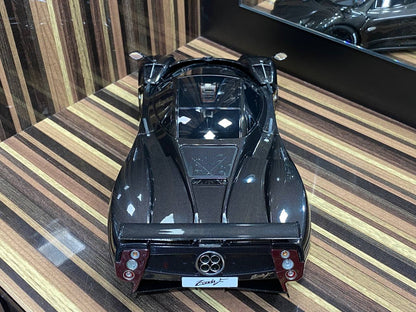 1/18 diecast Pagani Zonda F Carbon Black Almost Real Scale Model Car|Sold in Dturman.com Dubai UAE.