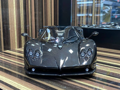 1/18 diecast Pagani Zonda F Carbon Black Almost Real Scale Model Car|Sold in Dturman.com Dubai UAE.