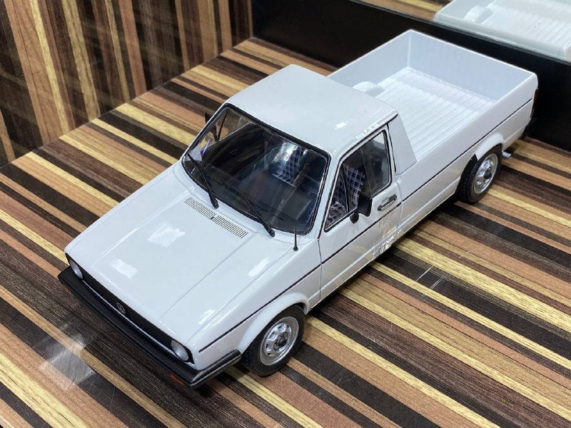 1/18 Diecast Volkswagen Caddy Solido White Miniature Model Car|Sold in Dturman.com Dubai UAE.