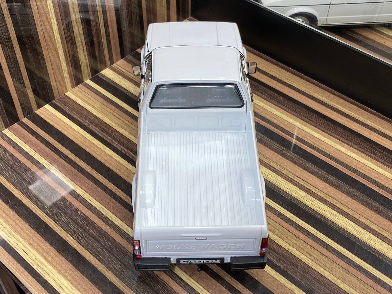 1/18 Diecast Volkswagen Caddy Solido White Miniature Model Car|Sold in Dturman.com Dubai UAE.