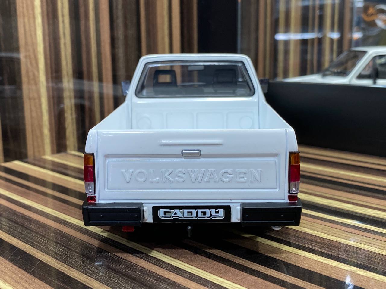 1/18 Diecast Volkswagen Caddy Solido White Miniature Model Car|Sold in Dturman.com Dubai UAE.