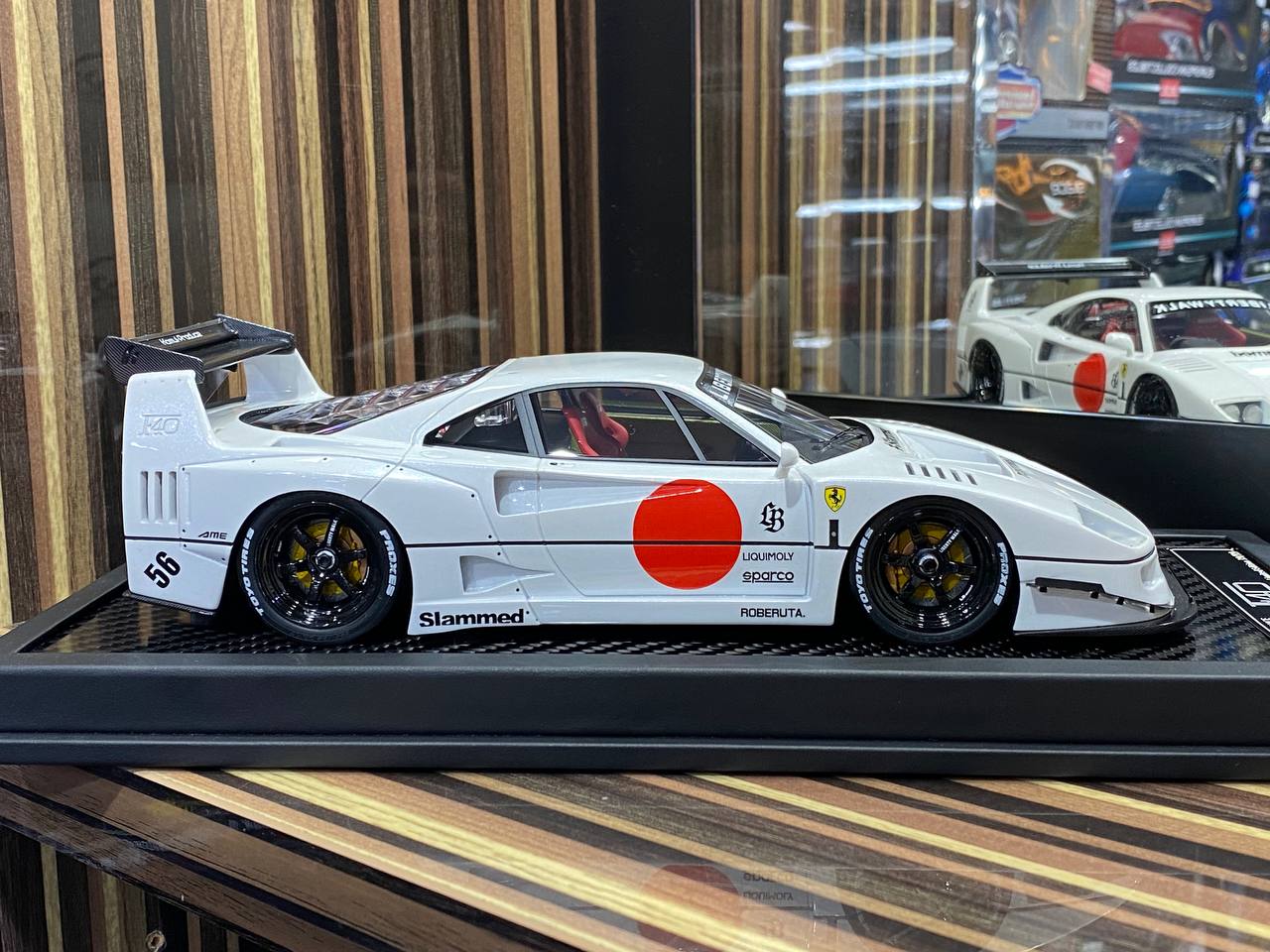 1/18 Ferrari F40 LB Performance White by VIP Models|Sold in Dturman.com Dubai UAE.