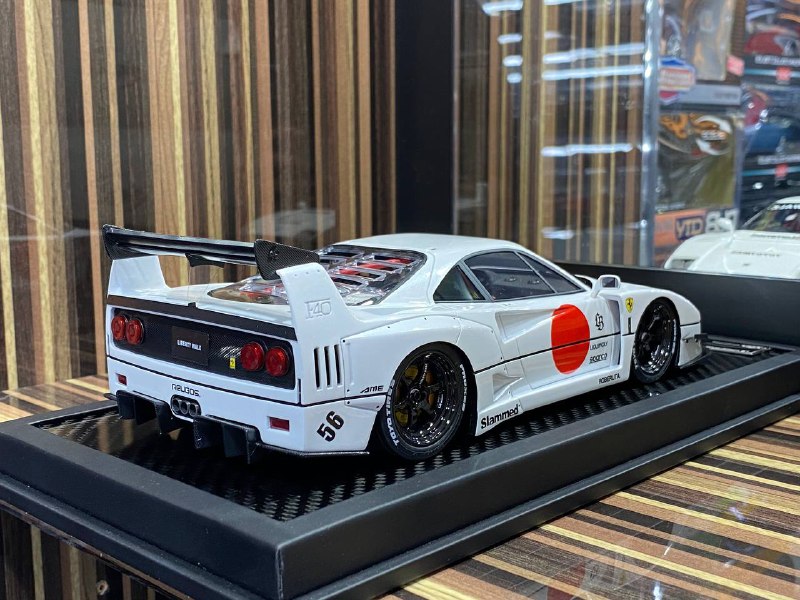 1/18 Ferrari F40 LB Performance White by VIP Models|Sold in Dturman.com Dubai UAE.