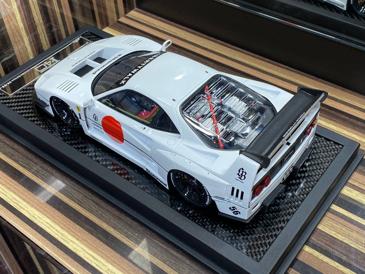 1/18 Ferrari F40 LB Performance White by VIP Models|Sold in Dturman.com Dubai UAE.