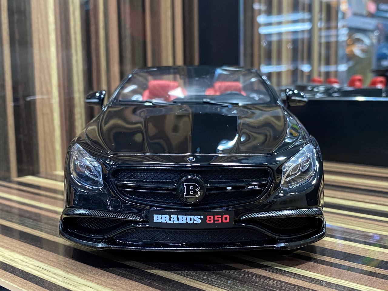 1/18 Resin Mercedes-Benz Brabus 850 S Class Cabriolet Black Model Car by GT Spirit|Sold in Dturman.com Dubai UAE.