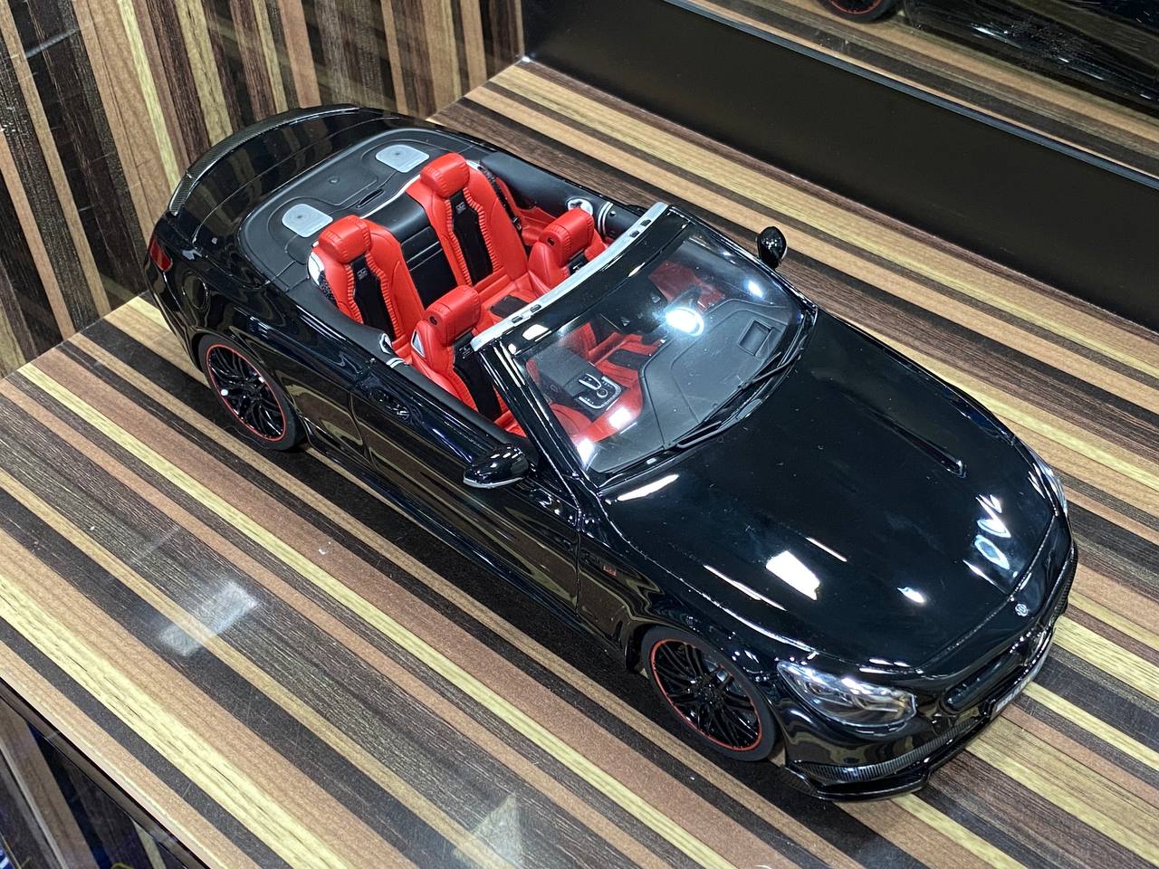 1/18 Resin Mercedes-Benz Brabus 850 S Class Cabriolet Black Model Car by GT Spirit|Sold in Dturman.com Dubai UAE.