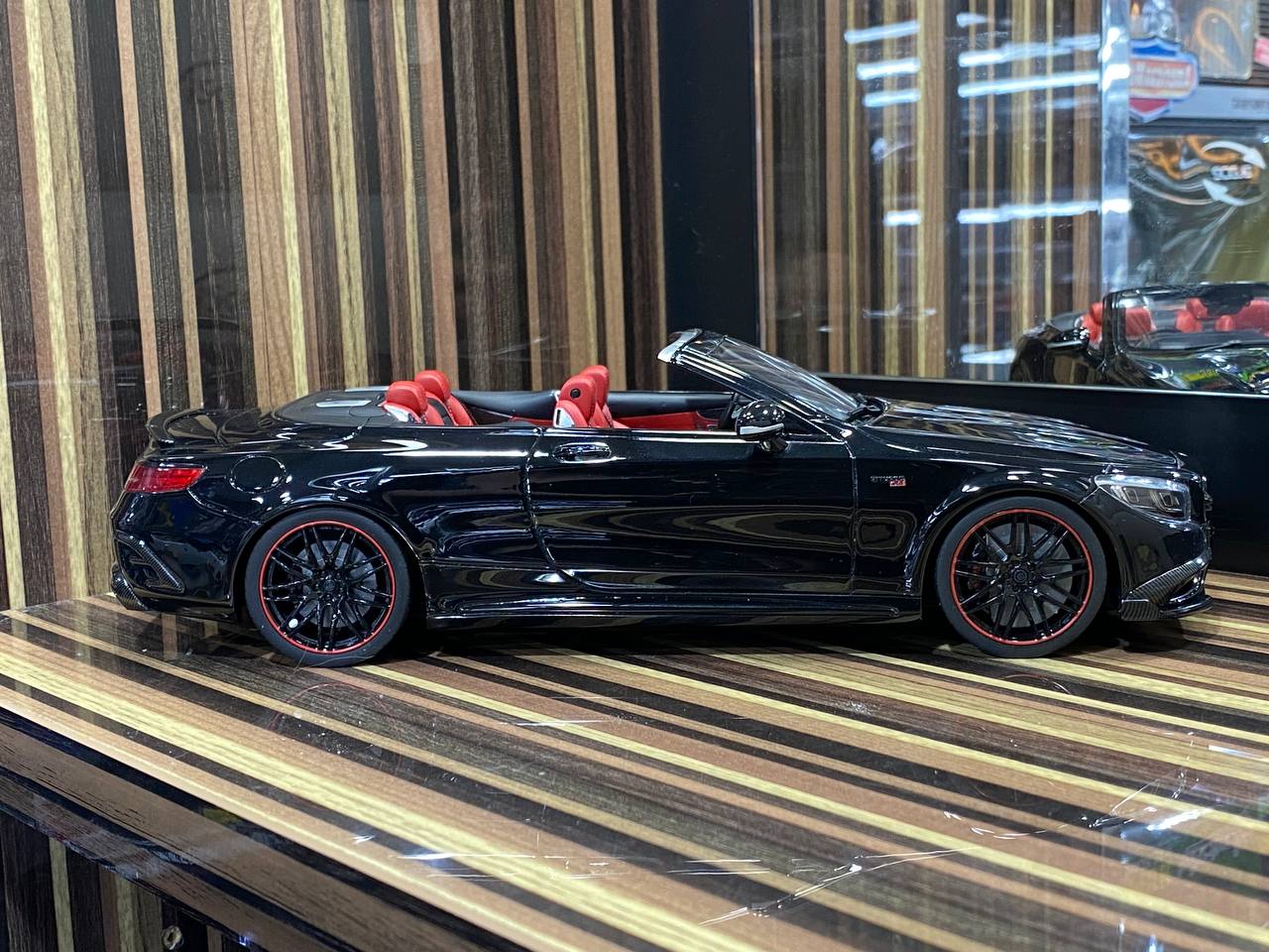 1/18 Resin Mercedes-Benz Brabus 850 S Class Cabriolet Black Model Car by GT Spirit|Sold in Dturman.com Dubai UAE.