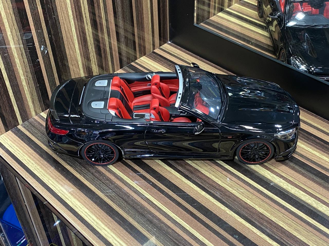1/18 Resin Mercedes-Benz Brabus 850 S Class Cabriolet Black Model Car by GT Spirit|Sold in Dturman.com Dubai UAE.