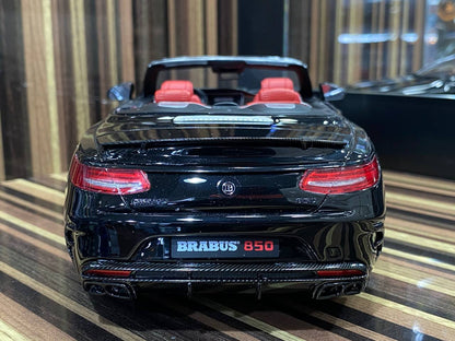 1/18 Resin Mercedes-Benz Brabus 850 S Class Cabriolet Black Model Car by GT Spirit|Sold in Dturman.com Dubai UAE.