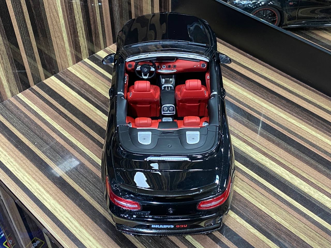 1/18 Resin Mercedes-Benz Brabus 850 S Class Cabriolet Black Model Car by GT Spirit|Sold in Dturman.com Dubai UAE.