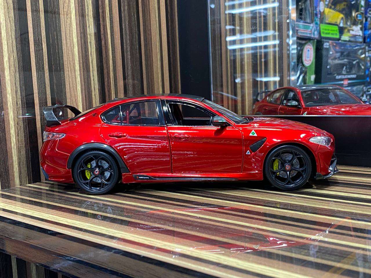 1/18 Diecast Alfa Romeo Giulia GTAm 2020 Bburago Scale Model Car|Sold in Dturman.com Dubai UAE.