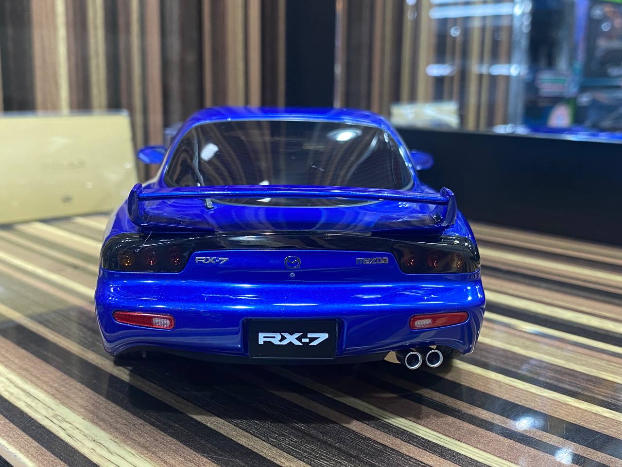1/18 Diecast Mazda RX-7 Spirit R Metallic Blue by Polar Master|Sold in Dturman.com Dubai UAE.
