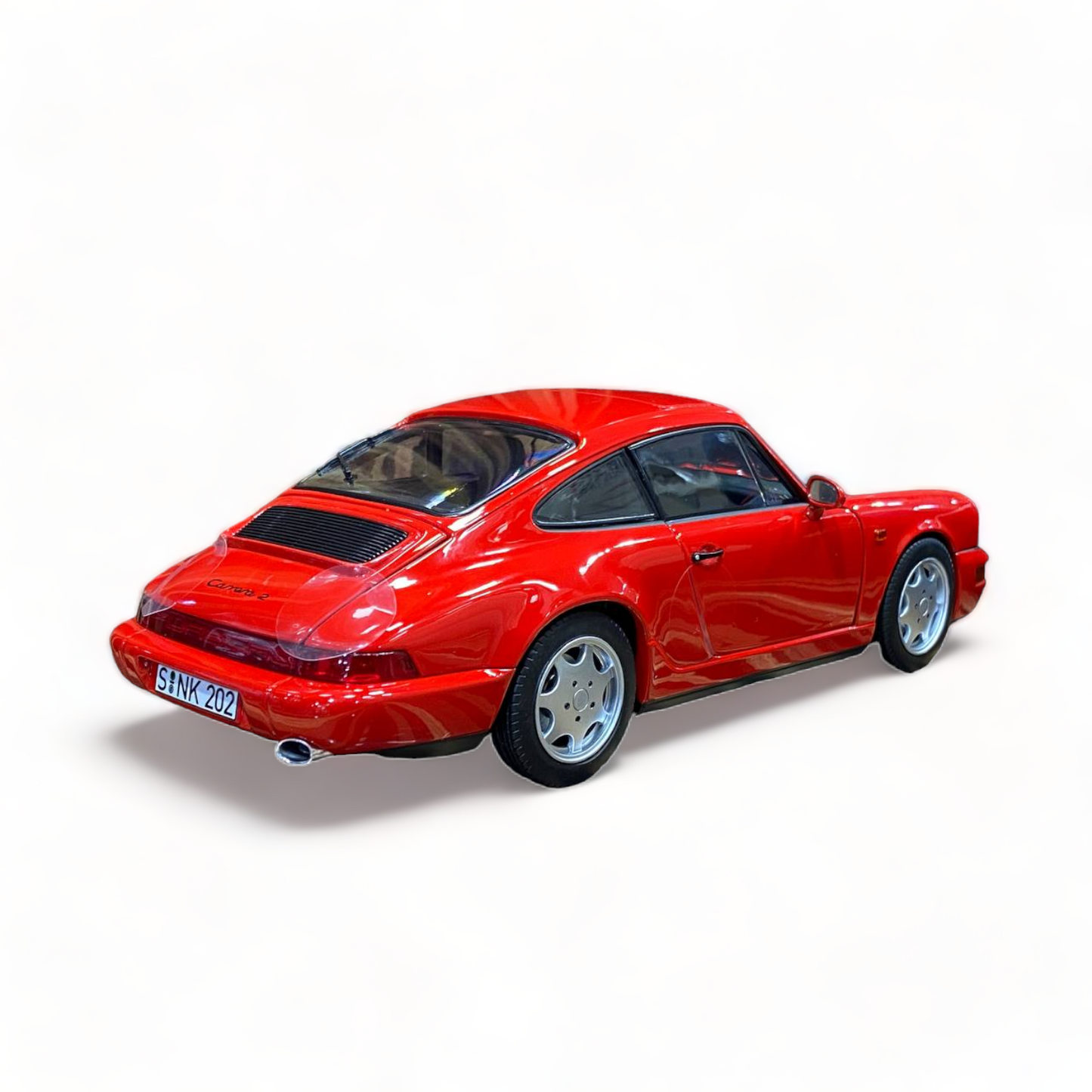1/18 Porsche 911 Carrera 2 Red Norev Scale Model Car|Sold in Dturman.com Dubai UAE.