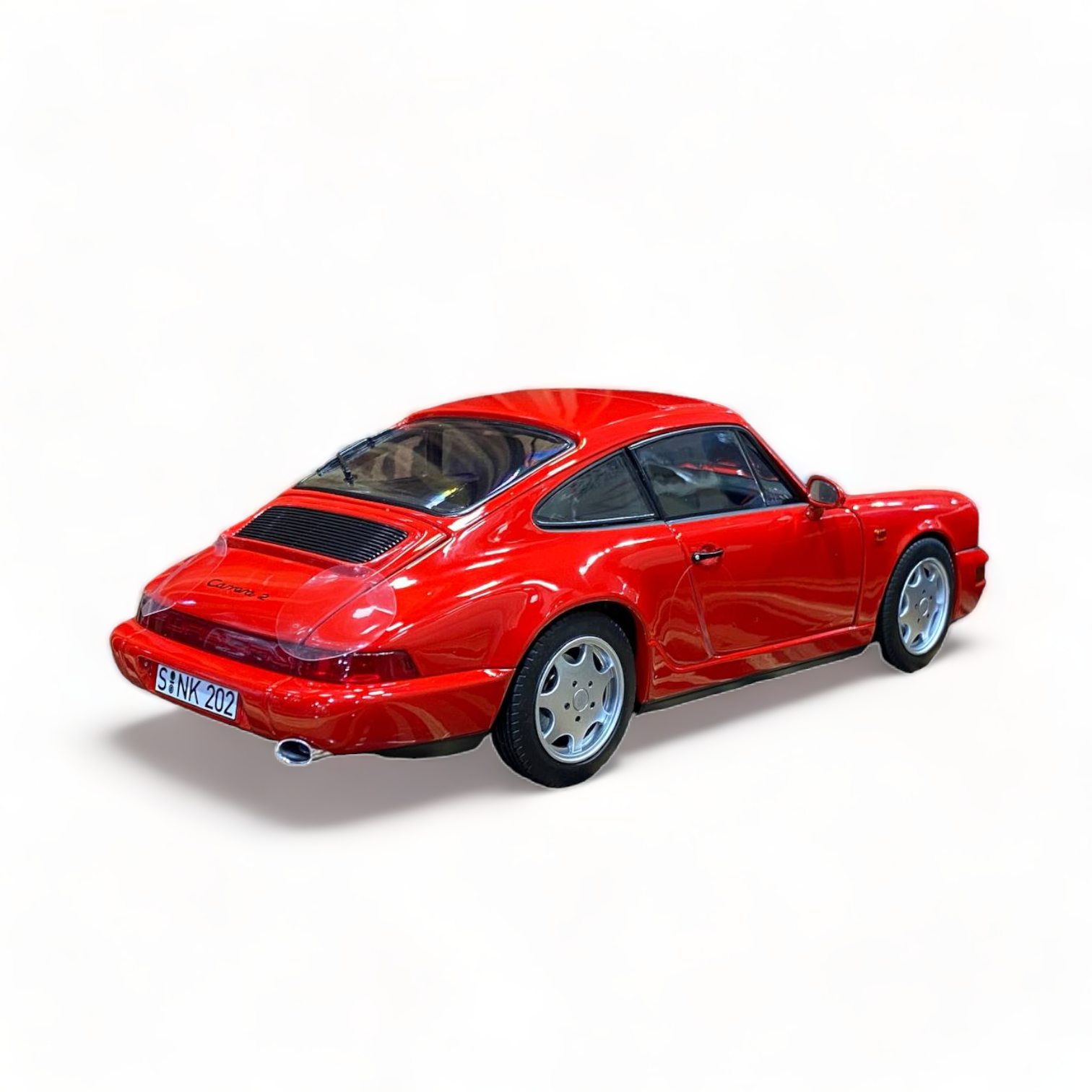 1/18 Porsche 911 Carrera 2 Red Norev Scale Model Car|Sold in Dturman.com Dubai UAE.