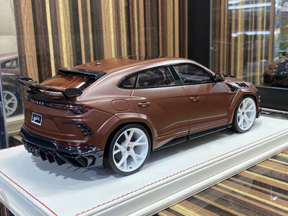 1/18 Resin Lamborghini Urus MANSORY Davis & Giovanni Gloss Brown|Sold in Dturman.com Dubai UAE.