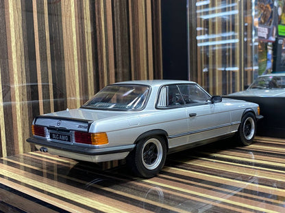 1985 Mercedes-Benz 500 SLC 6.0 AMG Silver KK Models|Sold in Dturman.com Dubai UAE.