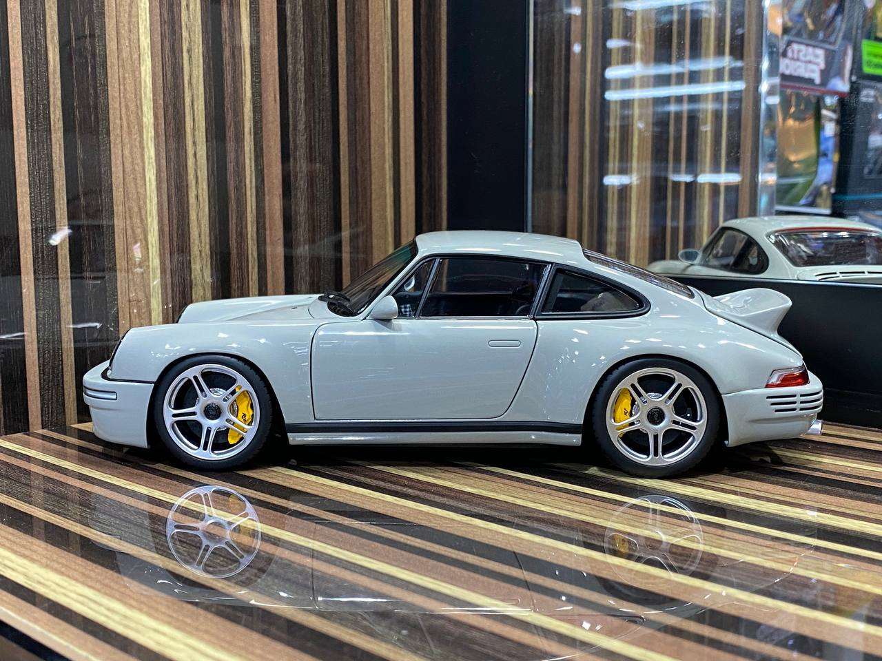 1/18 Diecast  Porsche RUF SCR Chalk Grey Almost Real Scale Model Car|Sold in Dturman.com Dubai UAE.