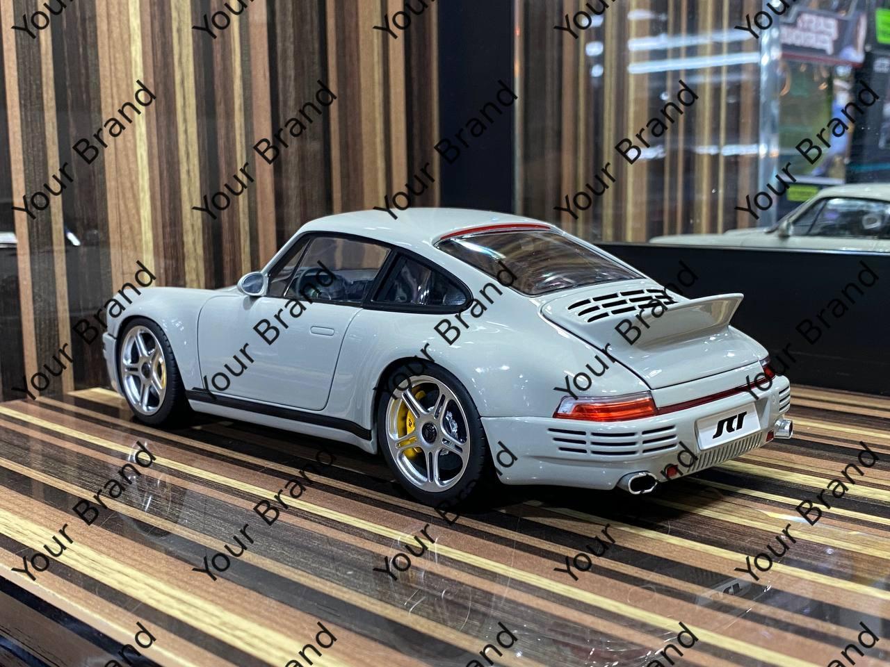 1/18 Diecast  Porsche RUF SCR Chalk Grey Almost Real Scale Model Car - Diecast model car by dturman.com - Almost Real|Sold in Dturman.com Dubai UAE.