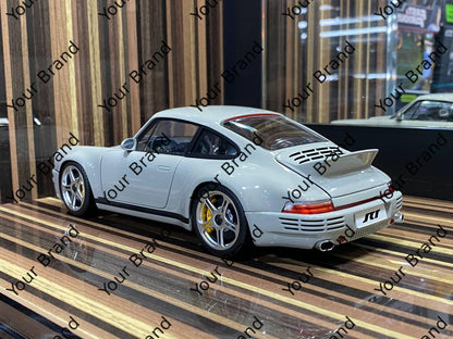 1/18 Diecast  Porsche RUF SCR Chalk Grey Almost Real Scale Model Car - Diecast model car by dturman.com - Almost Real|Sold in Dturman.com Dubai UAE.