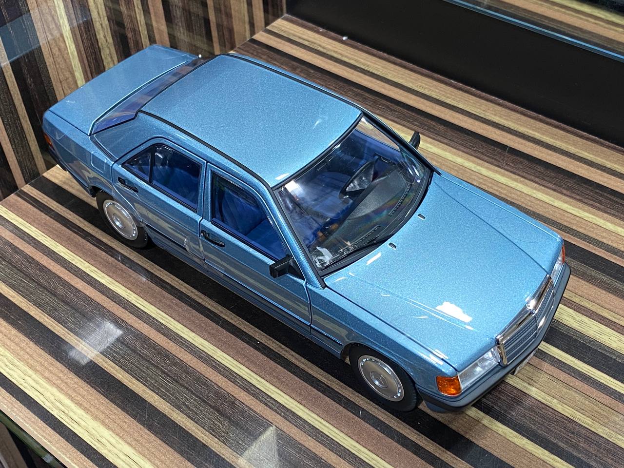 Mercedes-Benz 190 E 1984 Light Blue Norev