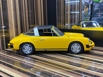 1/18 Porsche 911 SC Targa 1978 Yellow - KK Models|Sold in Dturman.com Dubai UAE.