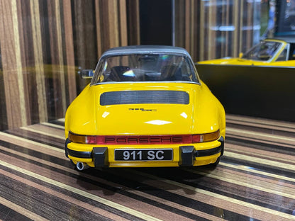 1/18 Porsche 911 SC Targa 1978 Yellow - KK Models|Sold in Dturman.com Dubai UAE.