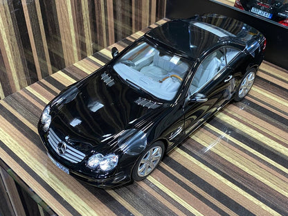 1/18 Diecast Mercedes-Benz SL 500 2003 Black Norev Scale Model Car|Sold in Dturman.com Dubai UAE.