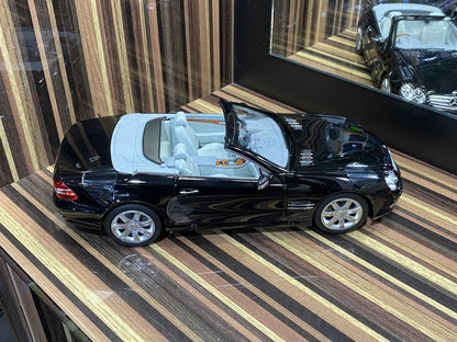 1/18 Diecast Mercedes-Benz SL 500 2003 Black Norev Scale Model Car|Sold in Dturman.com Dubai UAE.