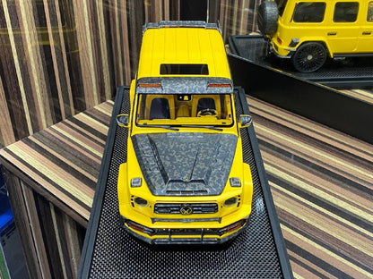 Mercedes-Benz G63 MANSORY  Yellow Motorhelix|Sold in Dturman.com Dubai UAE.