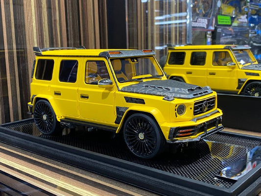 Mercedes-Benz G63 MANSORY  Yellow Motorhelix|Sold in Dturman.com Dubai UAE.