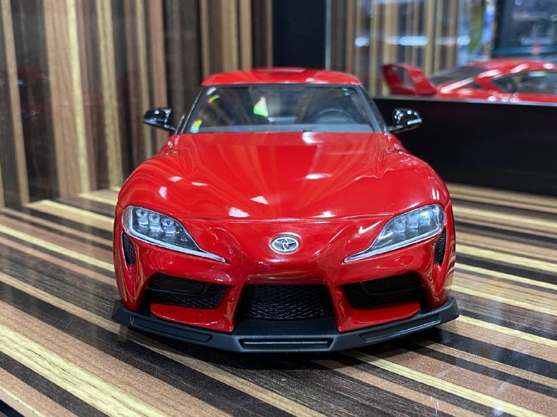 1/18 Diecast Toyota Supra MK5 StreetFighter Red Solido Model Car|Sold in Dturman.com Dubai UAE.