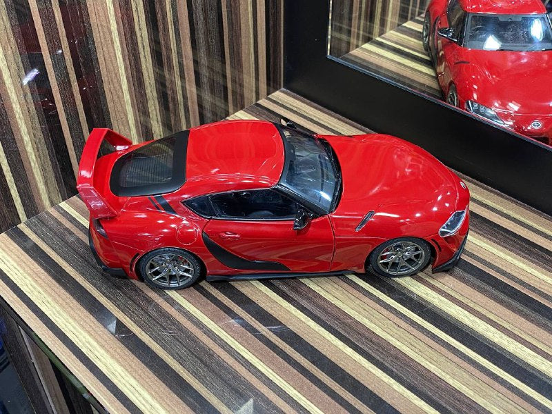 1/18 Diecast Toyota Supra MK5 StreetFighter Red Solido Model Car|Sold in Dturman.com Dubai UAE.
