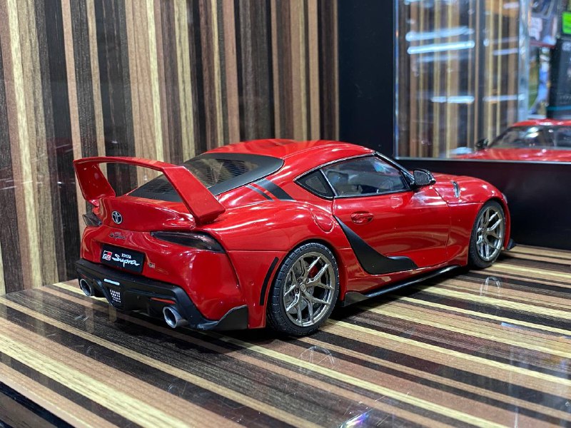 1/18 Diecast Toyota Supra MK5 StreetFighter Red Solido Model Car|Sold in Dturman.com Dubai UAE.
