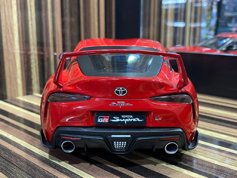 1/18 Diecast Toyota Supra MK5 StreetFighter Red Solido Model Car|Sold in Dturman.com Dubai UAE.