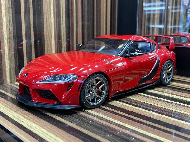 1/18 Diecast Toyota Supra MK5 StreetFighter Red Solido Model Car|Sold in Dturman.com Dubai UAE.