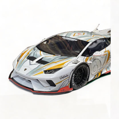 1/18 Diecast Lamborghini Huracan GT LB-Sihouette works White  IVY Models Scale Model Car|Sold in Dturman.com Dubai UAE.