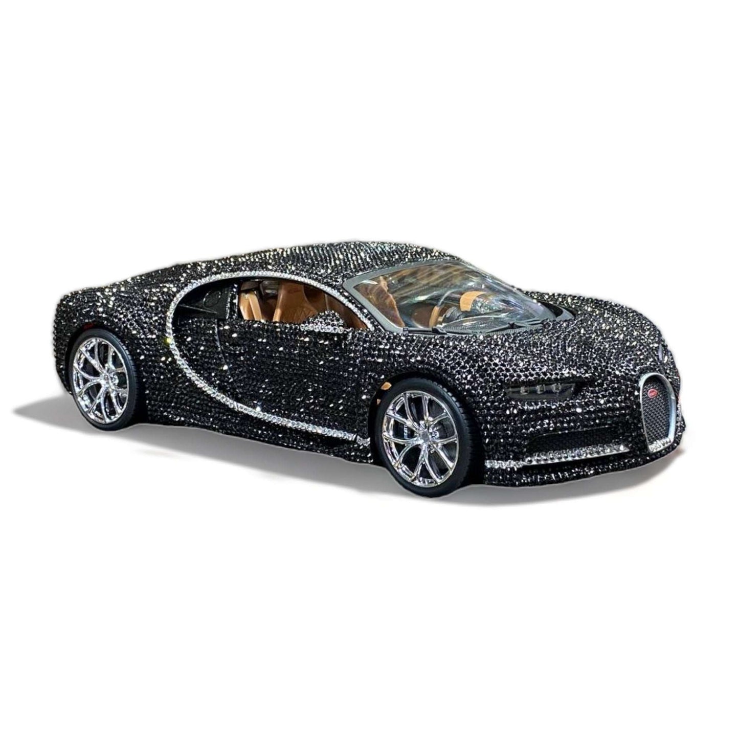 1/18 Diecast Bugatti Chiron Swarovski Crystal color Limited Edition - Bburago Scale Model Car|Sold in Dturman.com Dubai UAE.