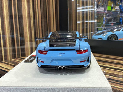 1/18 Porsche 911 GT3 RS 2018 Gulf Blue Make Up|Sold in Dturman.com Dubai UAE.