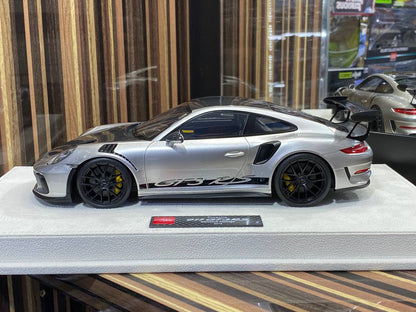 1/18 Porsche 911 GT3 RS 992.1 silver metallic by Make Up|Sold in Dturman.com Dubai UAE.