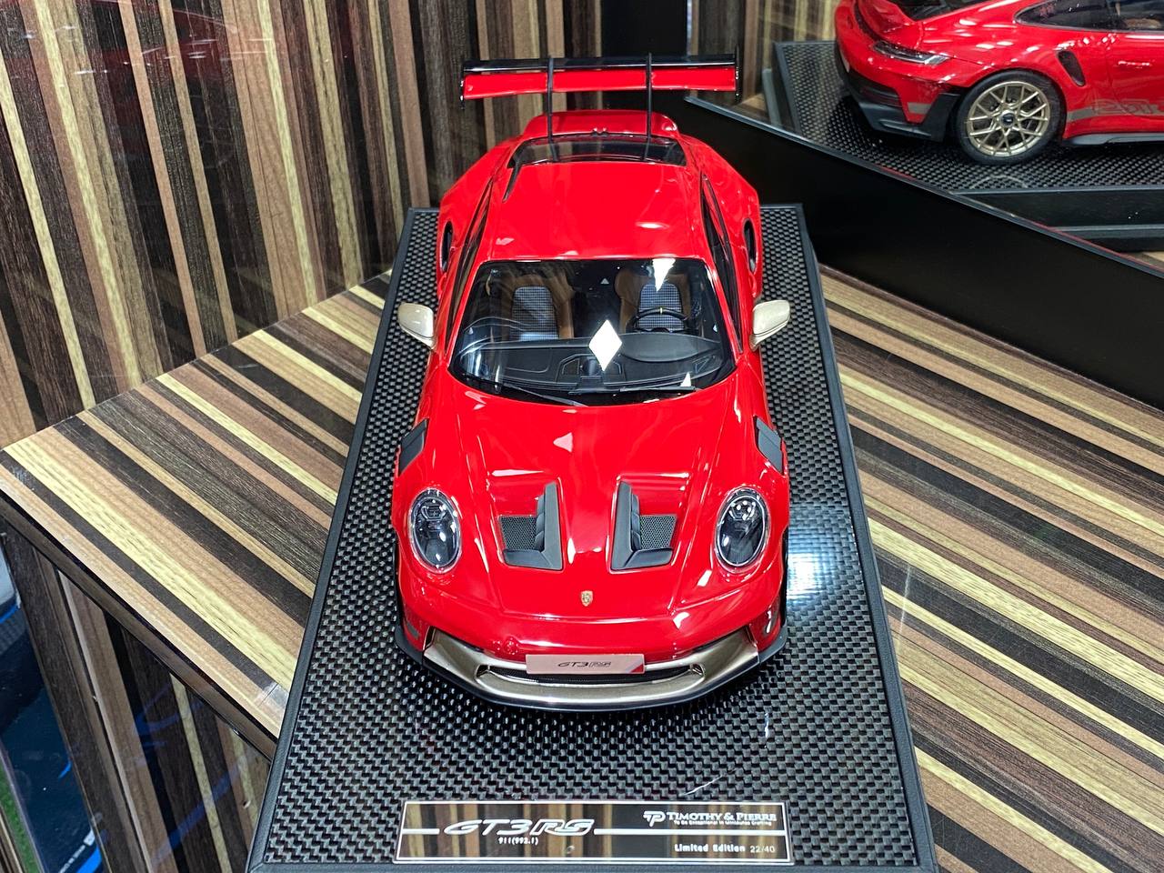Porsche 911 GT3 RS 992.1 Gold Wheels Red by Timothy & Pierre|Sold in Dturman.com Dubai UAE.