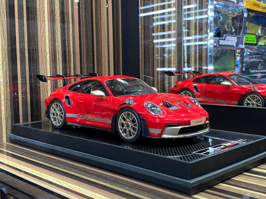 Porsche 911 GT3 RS 992.1 Gold Wheels Red by Timothy & Pierre|Sold in Dturman.com Dubai UAE.