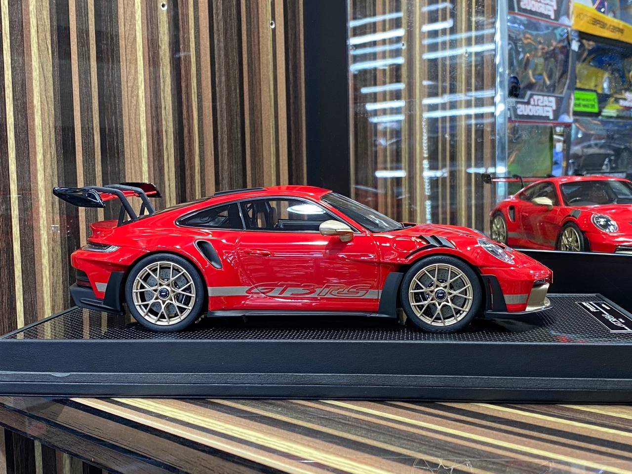Porsche 911 GT3 RS 992.1 Gold Wheels Red by Timothy & Pierre|Sold in Dturman.com Dubai UAE.