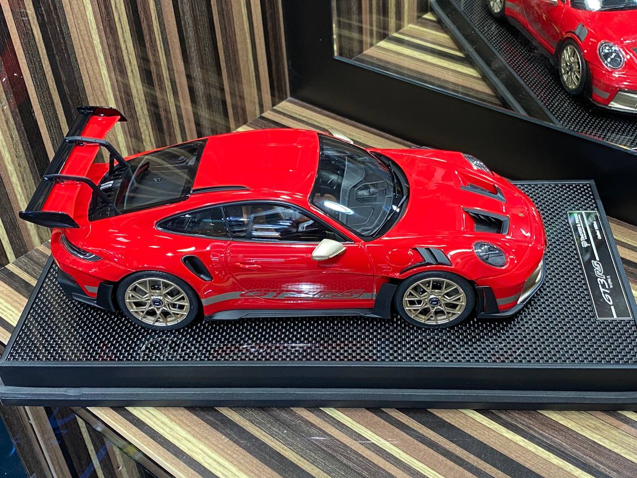Porsche 911 GT3 RS 992.1 Gold Wheels Red by Timothy & Pierre|Sold in Dturman.com Dubai UAE.