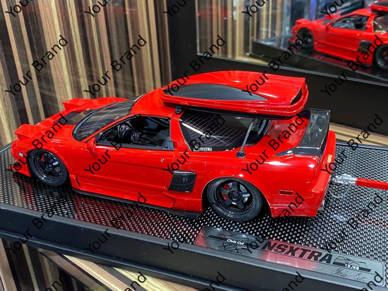1/18 Diecast Honda Nsxtra Chri Cut Red by Error Models Miniature car