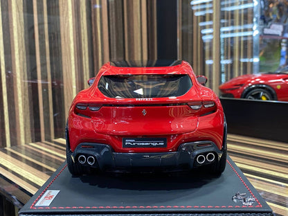 1/18 Ferrari Purosangue 25/149 Rosso Red by MR Collection|Sold in Dturman.com Dubai UAE.
