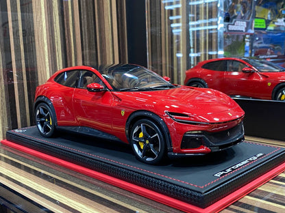 1/18 Ferrari Purosangue 25/149 Rosso Red by MR Collection|Sold in Dturman.com Dubai UAE.