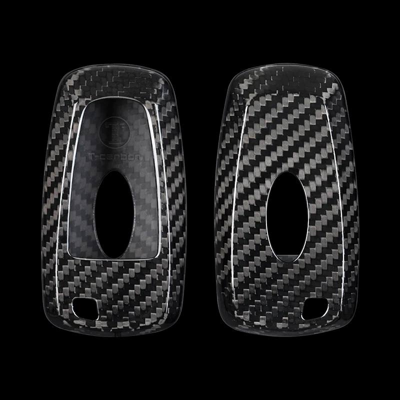 Ford Carbon Fiber Key Fob Case (Model C/D) - Carbon Black|Sold in Dturman.com Dubai UAE.