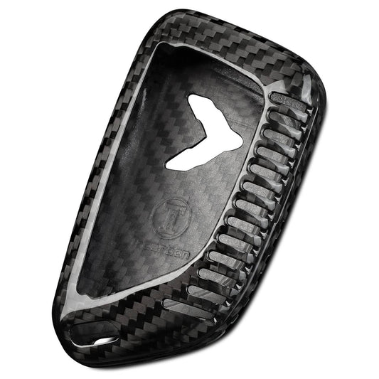 Chevrolet Corvette Carbon Fiber Key Fob Case (Model A) - Carbon Black