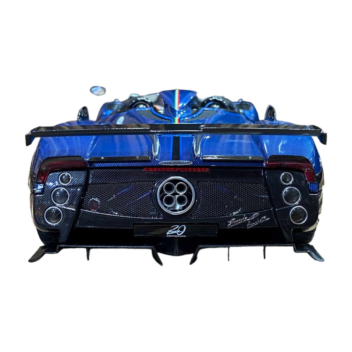 1/18 Pagani Zonda HP Barchetta Blue Carbon by LCD